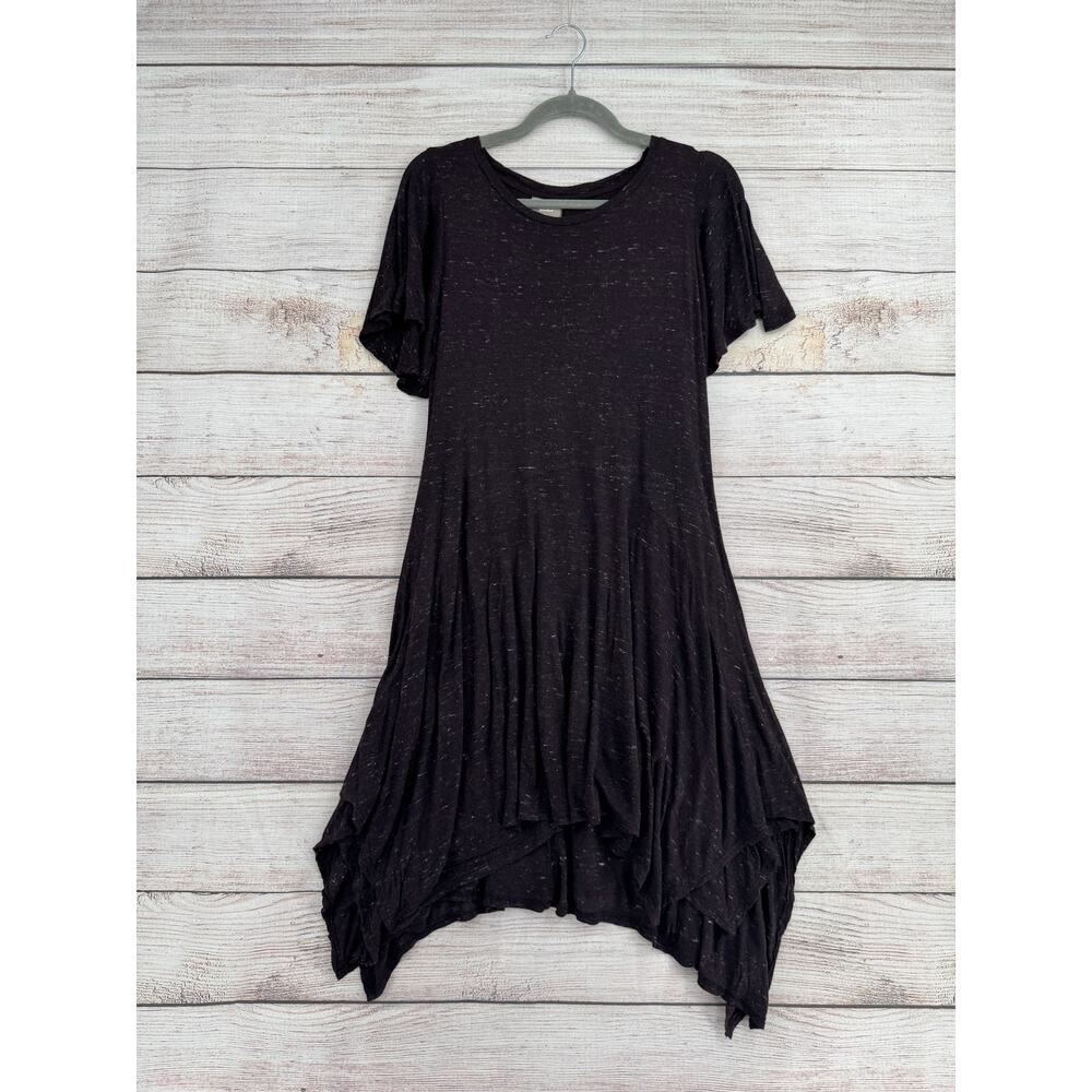 DOLAN Left Coast Anthropologie Shirt Dress Womens Medium Heathered Brown